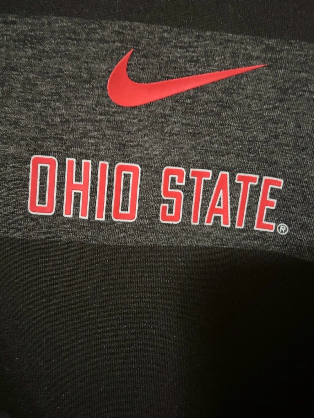 Men’s 2XL Nike Black and Gray Ohio State Dri-Fit Polo